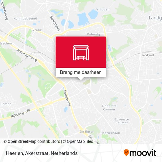 Heerlen, Akerstraat kaart