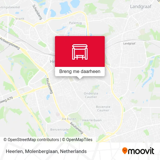 Heerlen, Molenberglaan kaart
