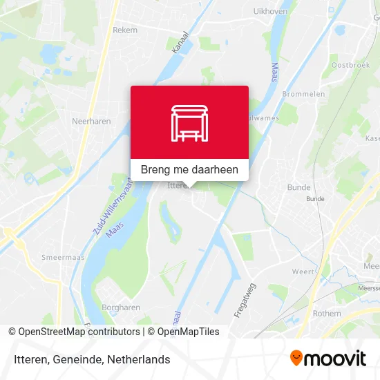 Itteren, Geneinde kaart