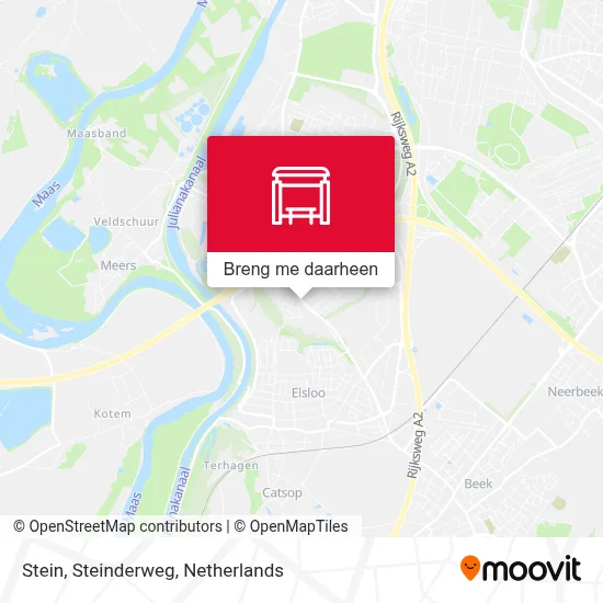 Stein, Steinderweg kaart