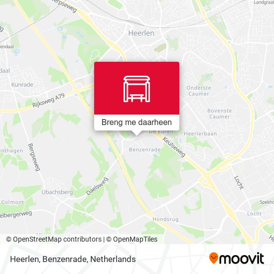 Heerlen, Benzenrade kaart