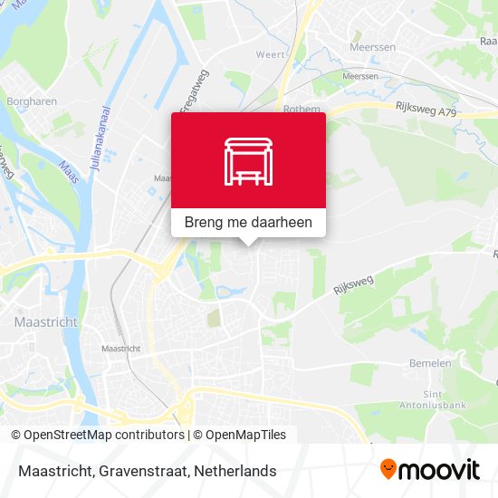 Maastricht, Gravenstraat kaart