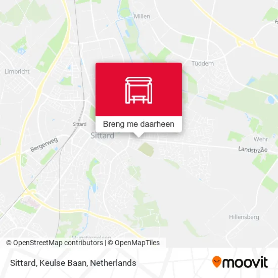 Sittard, Keulse Baan kaart