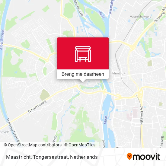 Maastricht, Tongersestraat kaart