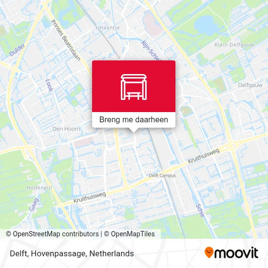 Delft, Hovenpassage kaart