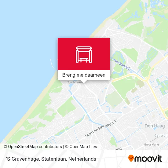 'S-Gravenhage, Statenlaan kaart
