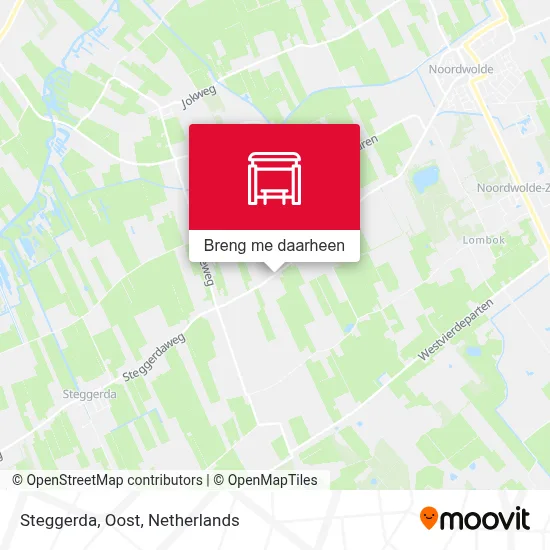 Steggerda, Oost kaart