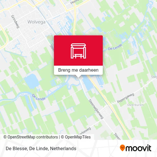 De Blesse, De Linde kaart