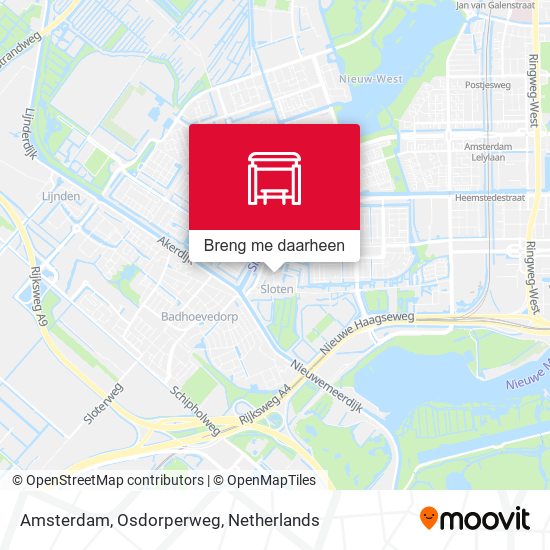 Amsterdam, Osdorperweg kaart