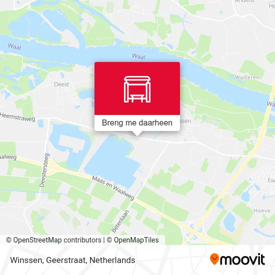 Winssen, Geerstraat kaart