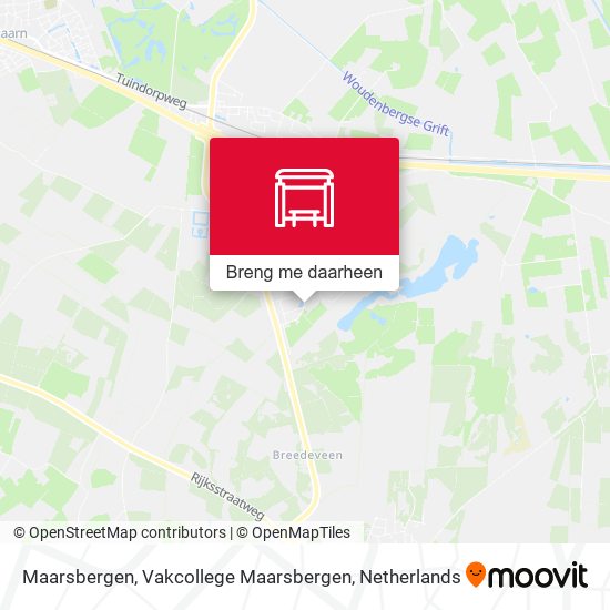 Maarsbergen, Vakcollege Maarsbergen kaart
