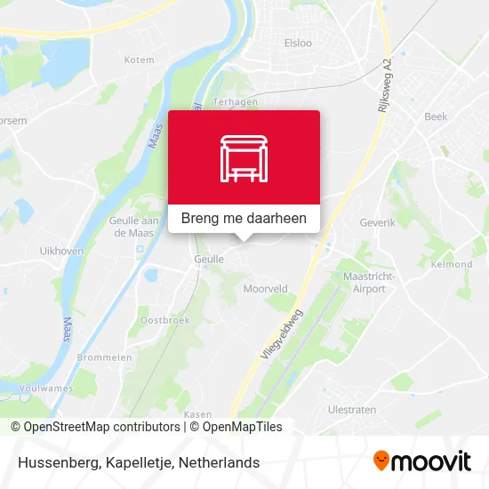 Hussenberg, Kapelletje kaart