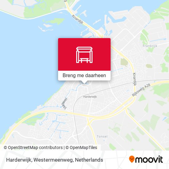 Harderwijk, Westermeenweg kaart
