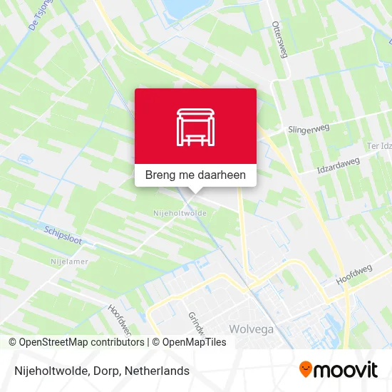 Nijeholtwolde, Dorp kaart