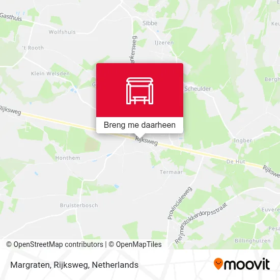 Margraten, Rijksweg kaart