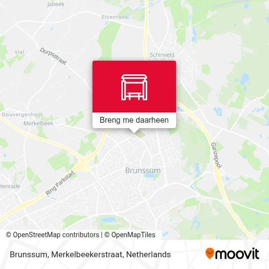 Brunssum, Merkelbeekerstraat kaart