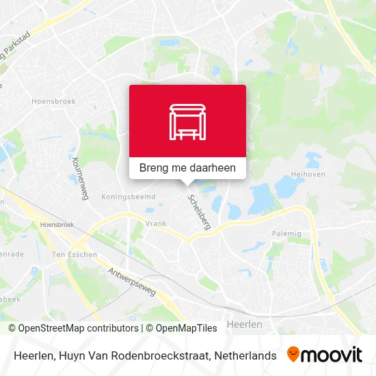 Heerlen, Huyn Van Rodenbroeckstraat kaart