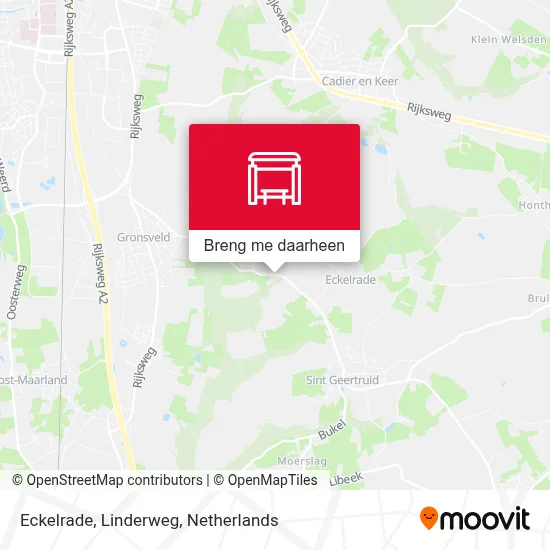 Eckelrade, Linderweg kaart