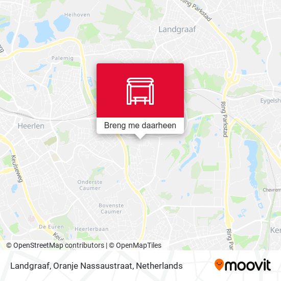 Landgraaf, Oranje Nassaustraat kaart