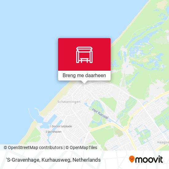 'S-Gravenhage, Kurhausweg kaart