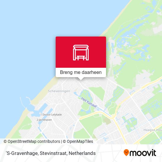 'S-Gravenhage, Stevinstraat kaart