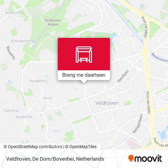 Veldhoven, De Dom/Bovenhei kaart