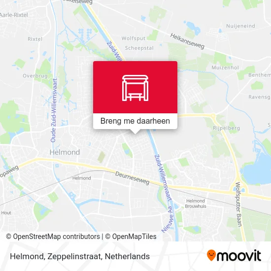Helmond, Zeppelinstraat kaart