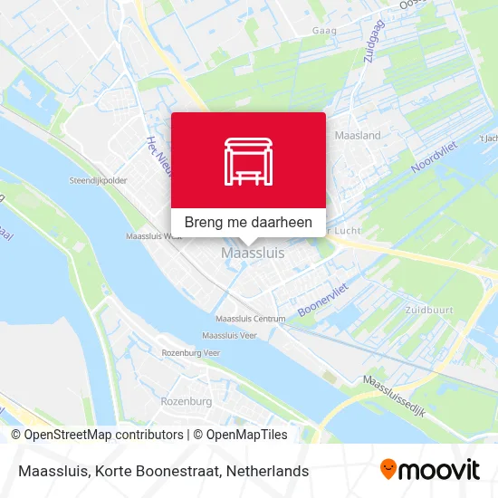 Maassluis, Korte Boonestraat kaart