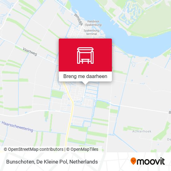 Bunschoten, De Kleine Pol kaart