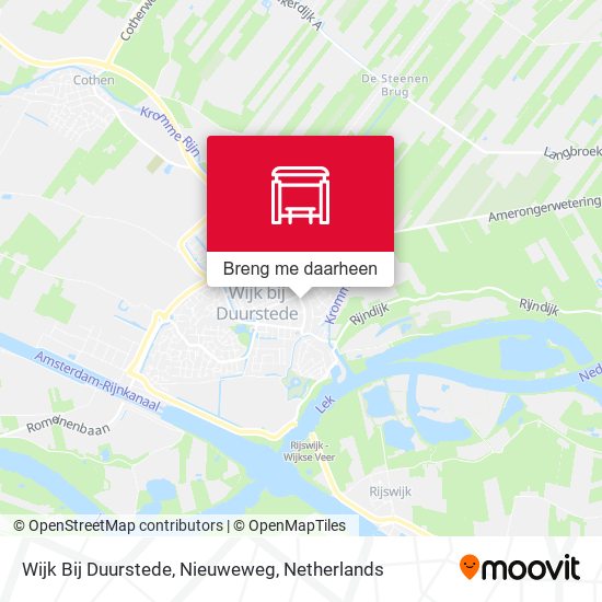 Wijk Bij Duurstede, Nieuweweg kaart