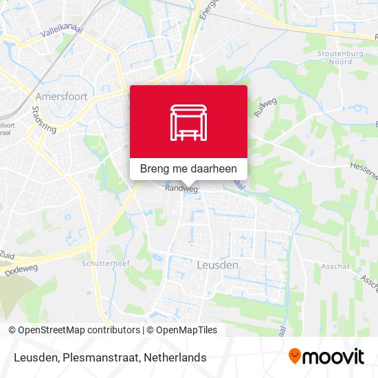Leusden, Plesmanstraat kaart