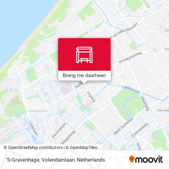 'S-Gravenhage, Volendamlaan kaart