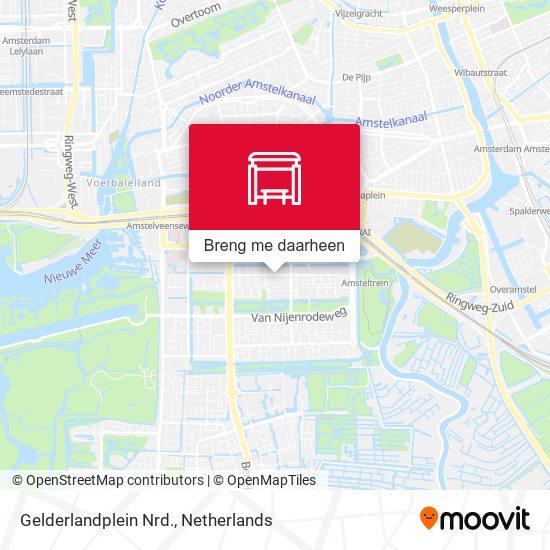Gelderlandplein Nrd. kaart