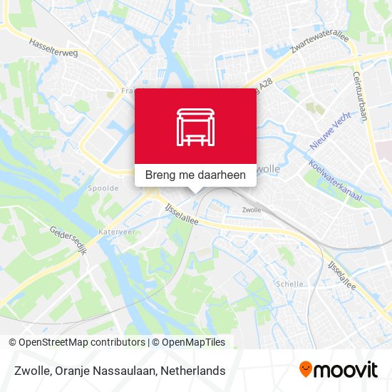 Zwolle, Oranje Nassaulaan kaart