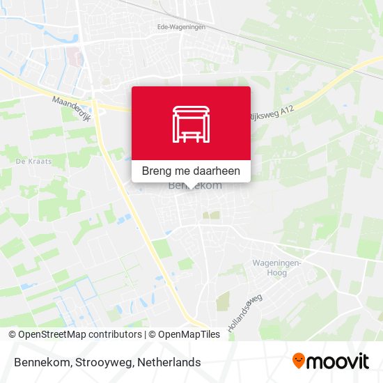 Bennekom, Strooyweg kaart