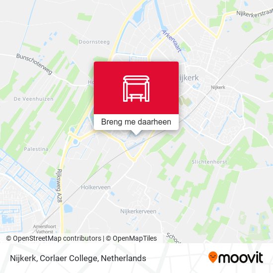 Nijkerk, Corlaer College kaart