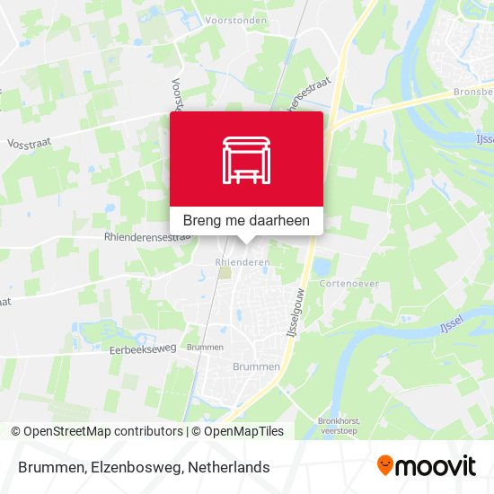 Brummen, Elzenbosweg kaart