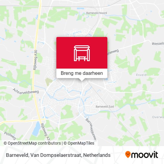 Barneveld, Van Dompselaerstraat kaart