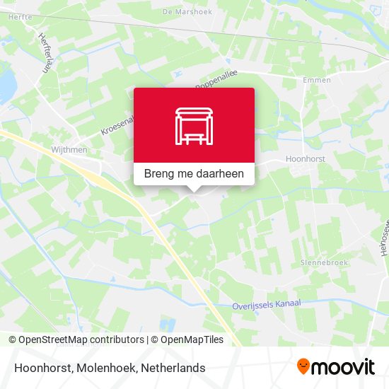 Hoonhorst, Molenhoek kaart