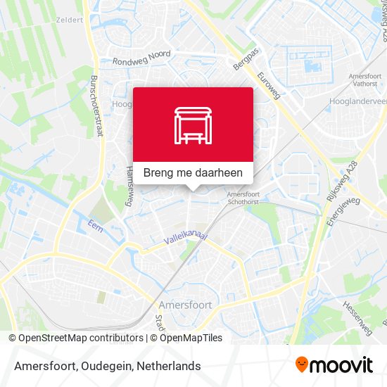 Amersfoort, Oudegein kaart