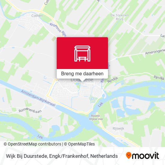 Wijk Bij Duurstede, Engk / Frankenhof kaart