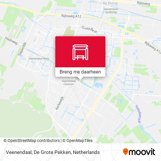 Veenendaal, De Grote Pekken kaart