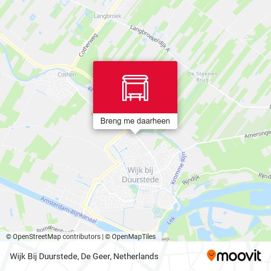 Wijk Bij Duurstede, De Geer kaart