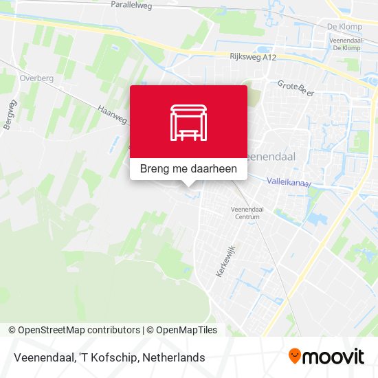 Veenendaal, 'T Kofschip kaart