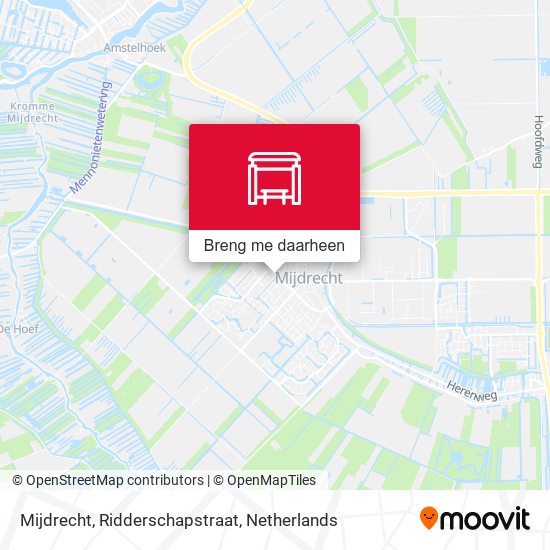 Mijdrecht, Ridderschapstraat kaart