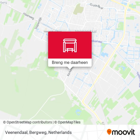 Veenendaal, Bergweg kaart