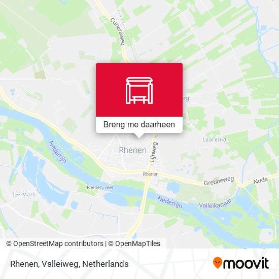 Rhenen, Valleiweg kaart