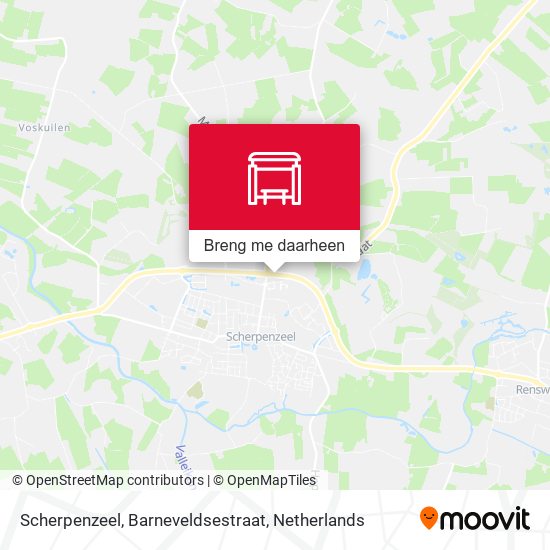 Scherpenzeel, Barneveldsestraat kaart