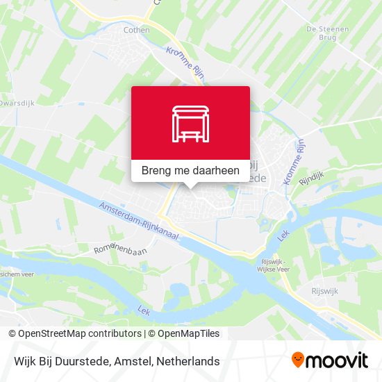 Wijk Bij Duurstede, Amstel kaart