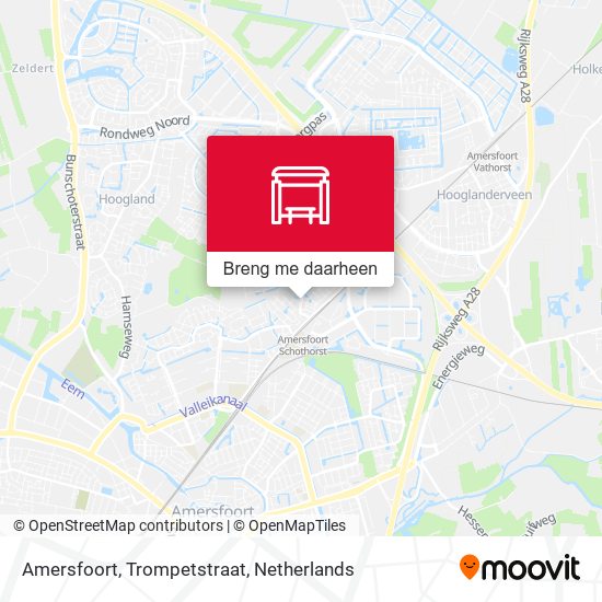 Amersfoort, Trompetstraat kaart